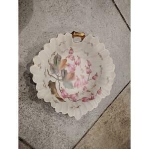 Antique Rudol Stadt Germany 19th C. Candy Dish Floral 8"